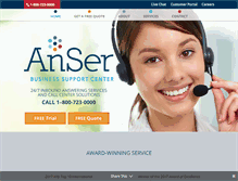 Tablet Screenshot of anser.com